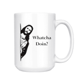 Peeking Jesus Funny Mug