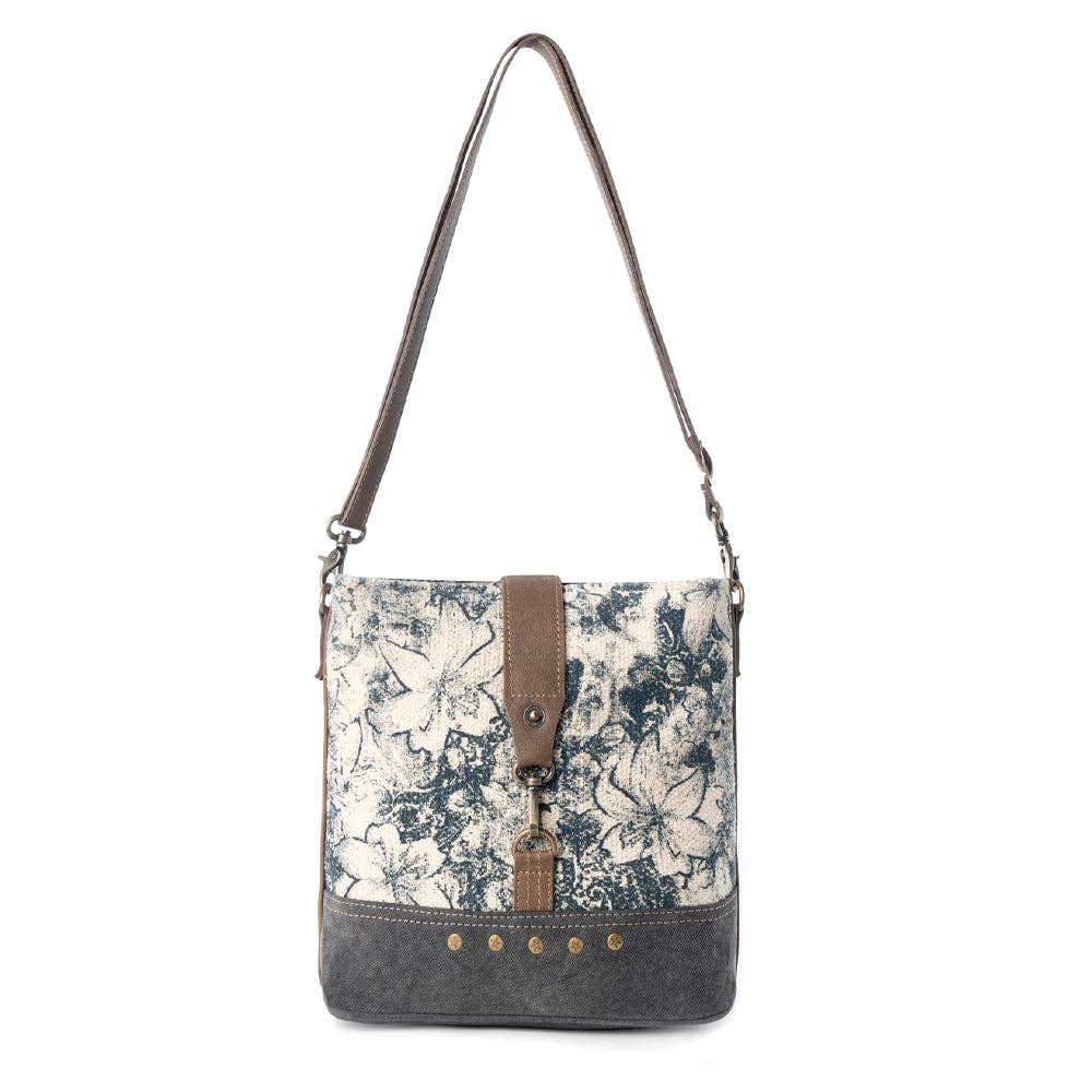 Frostbloom Vintage Shoulder Bag - Teal