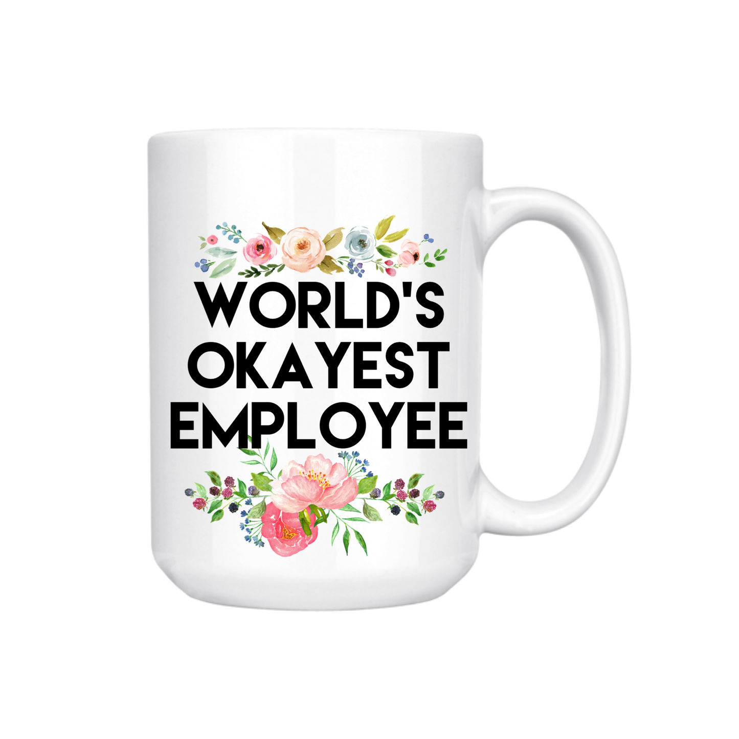 World's Okayest Employee Mug
