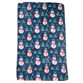 Snowman With Christmas Tree Tea Towel