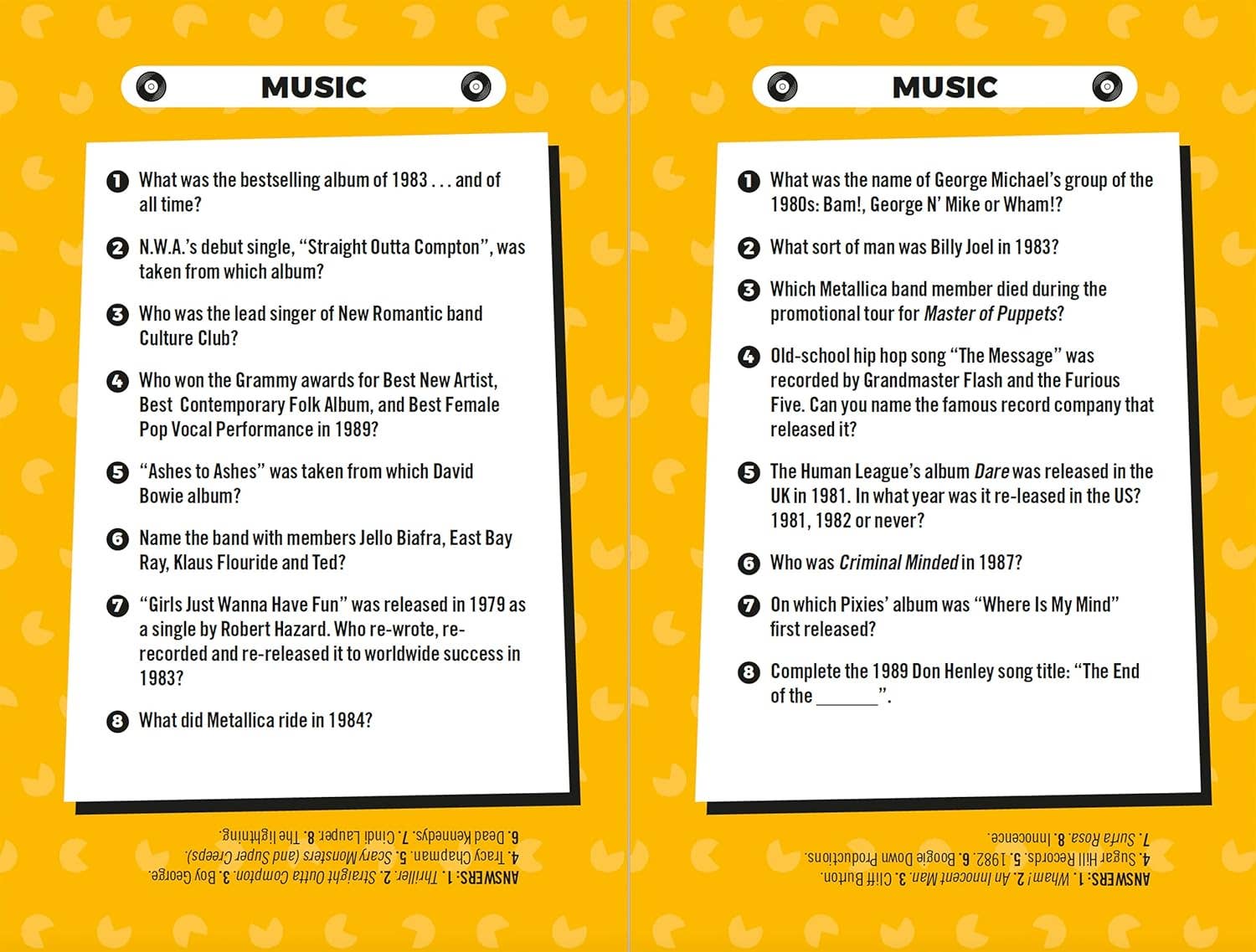 Best Of The 80s: The Trivia Game