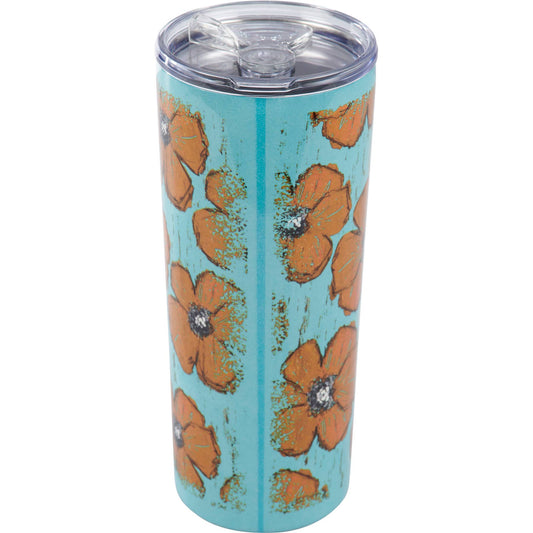 Floral Coffee Tumbler