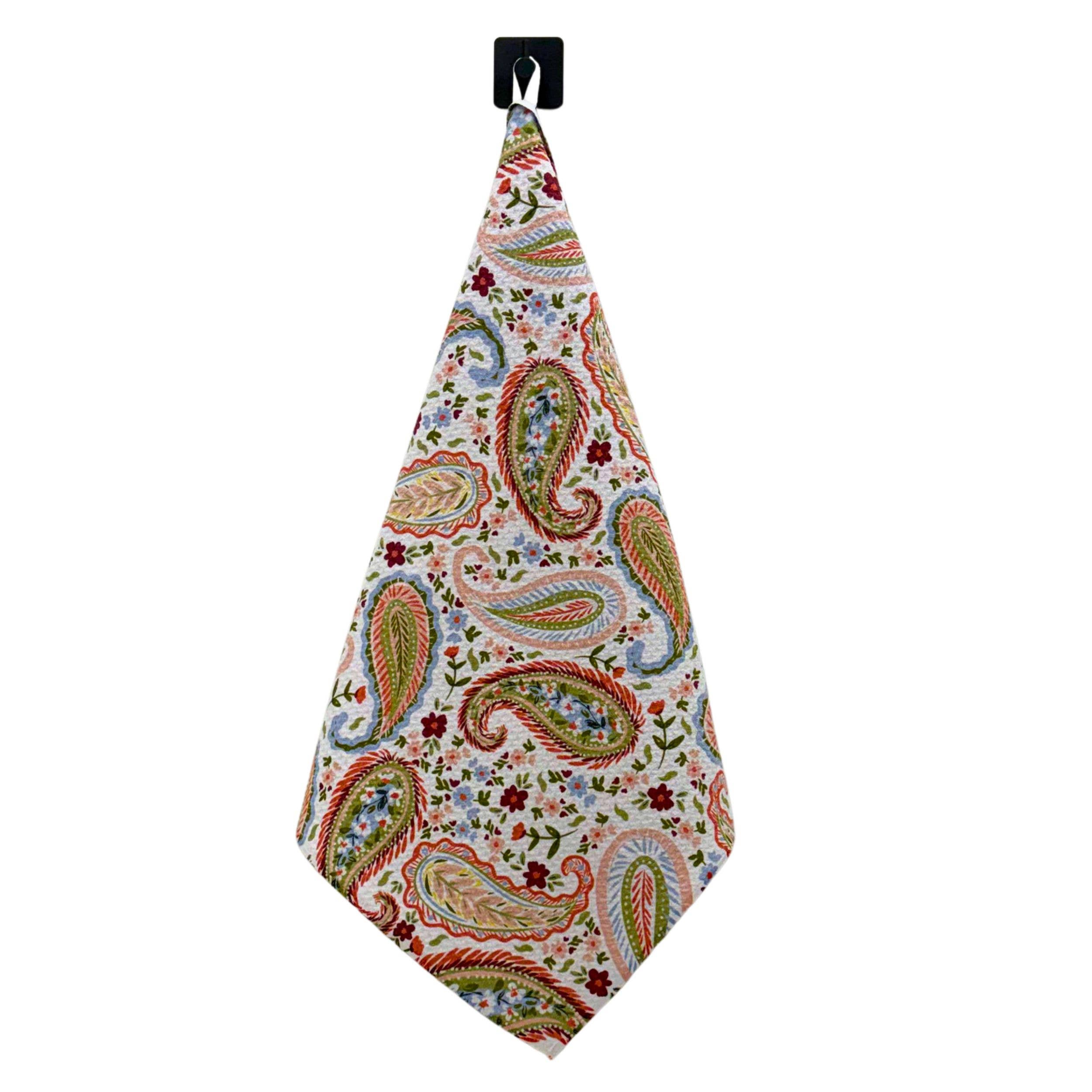 Western Paisley Pattern Tea Towel