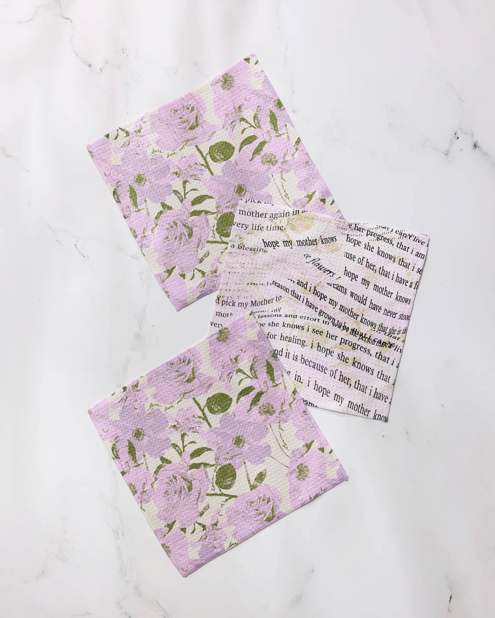 Forever Mom Dishcloth Set