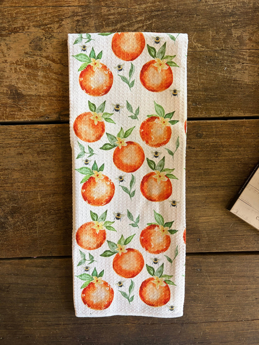 Orange Grove Double-Sided Tea Towel - Recycled Microfiber