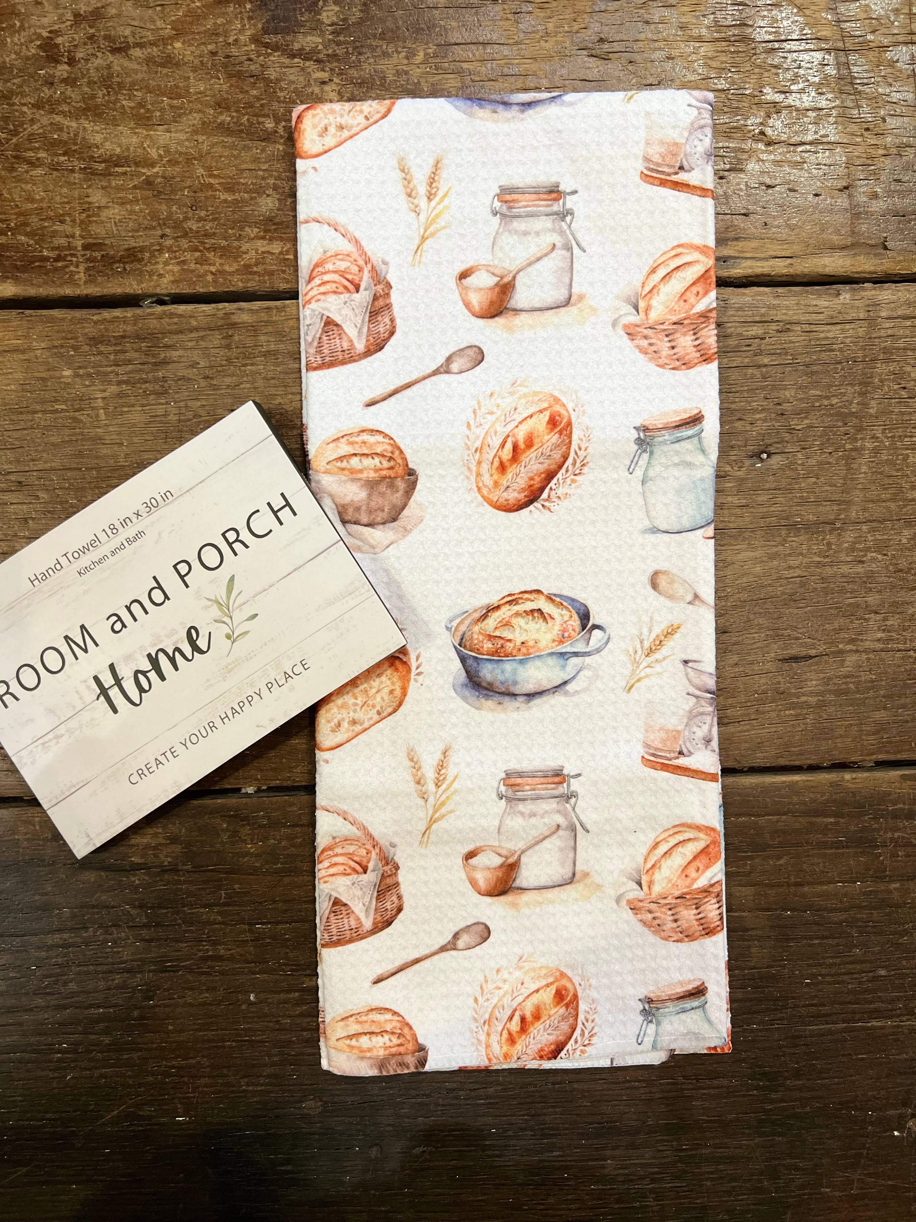 Sourdough White Tea Towel - Recycled Microfiber