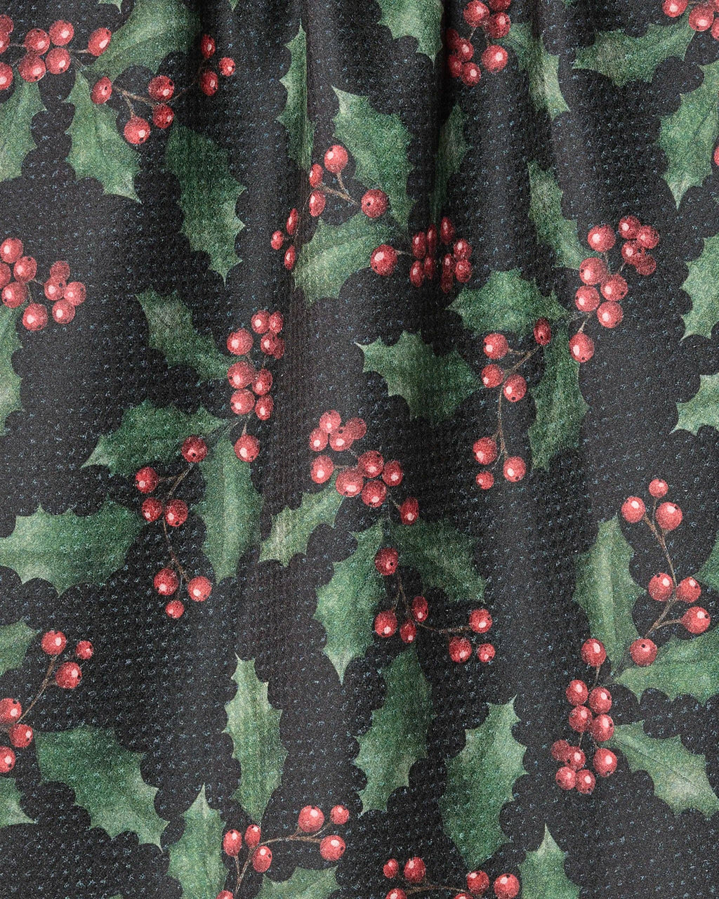 Holly Night Tea Towel