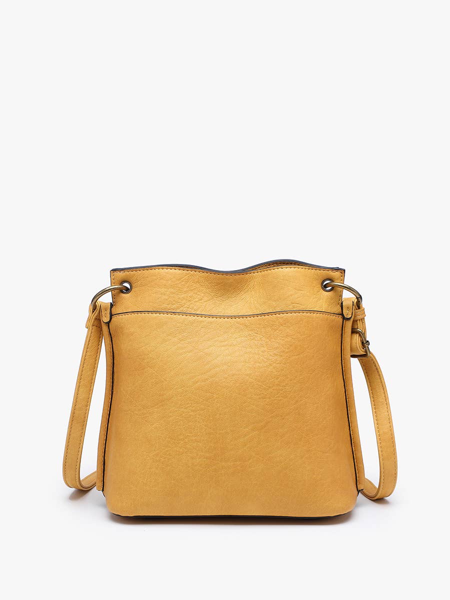 Sutton Distressed 3 Compartment Crossbody
