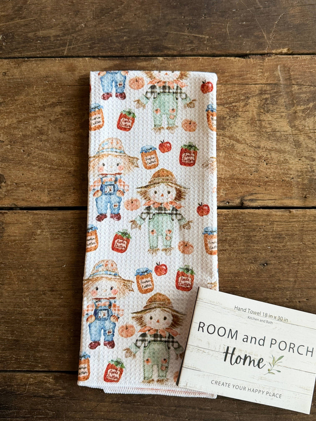 Scarecrow Double-Sided Tea Towel