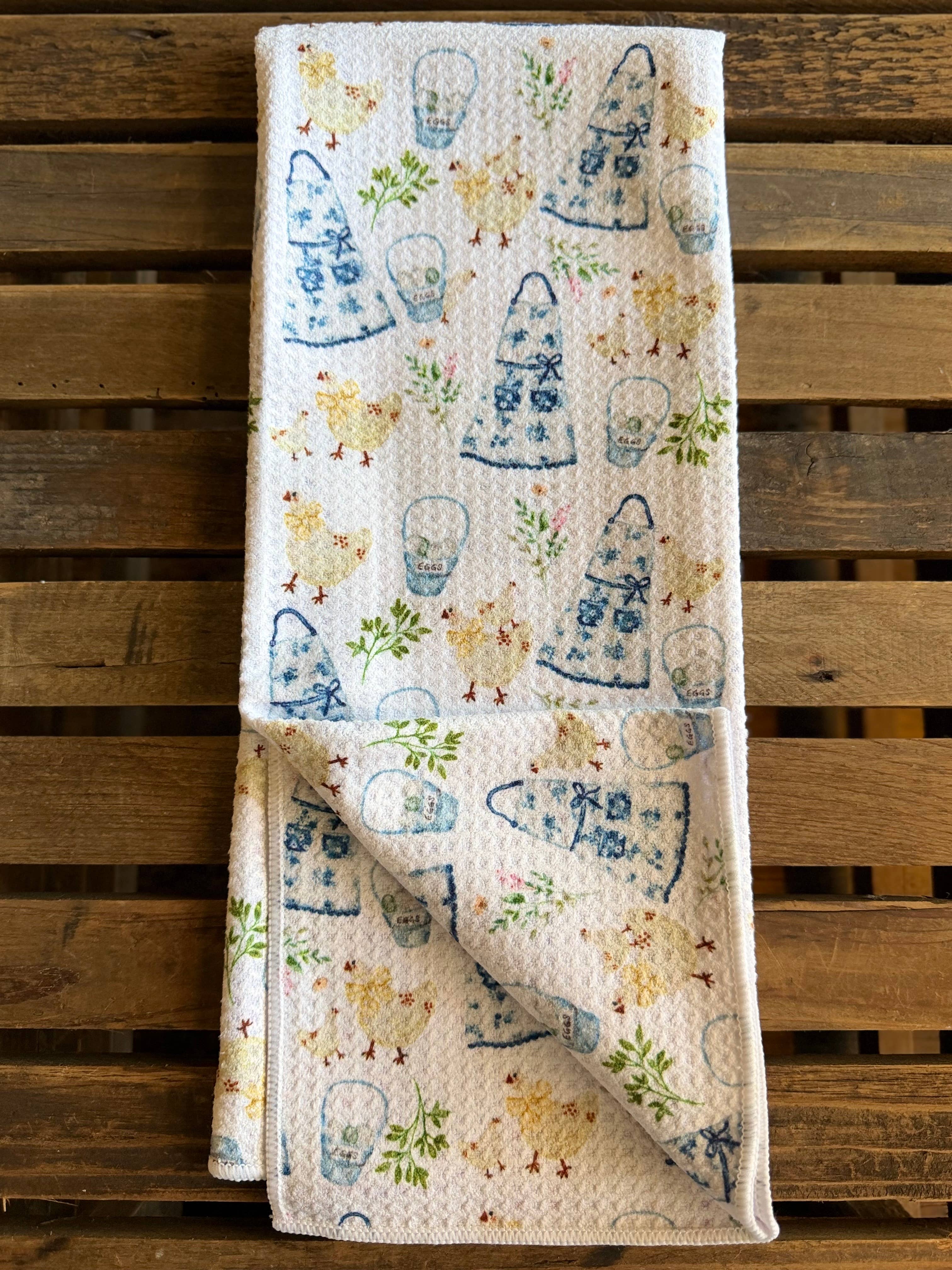 Charlottes Coop Double-Sided Tea Towel - Recycled Microfiber