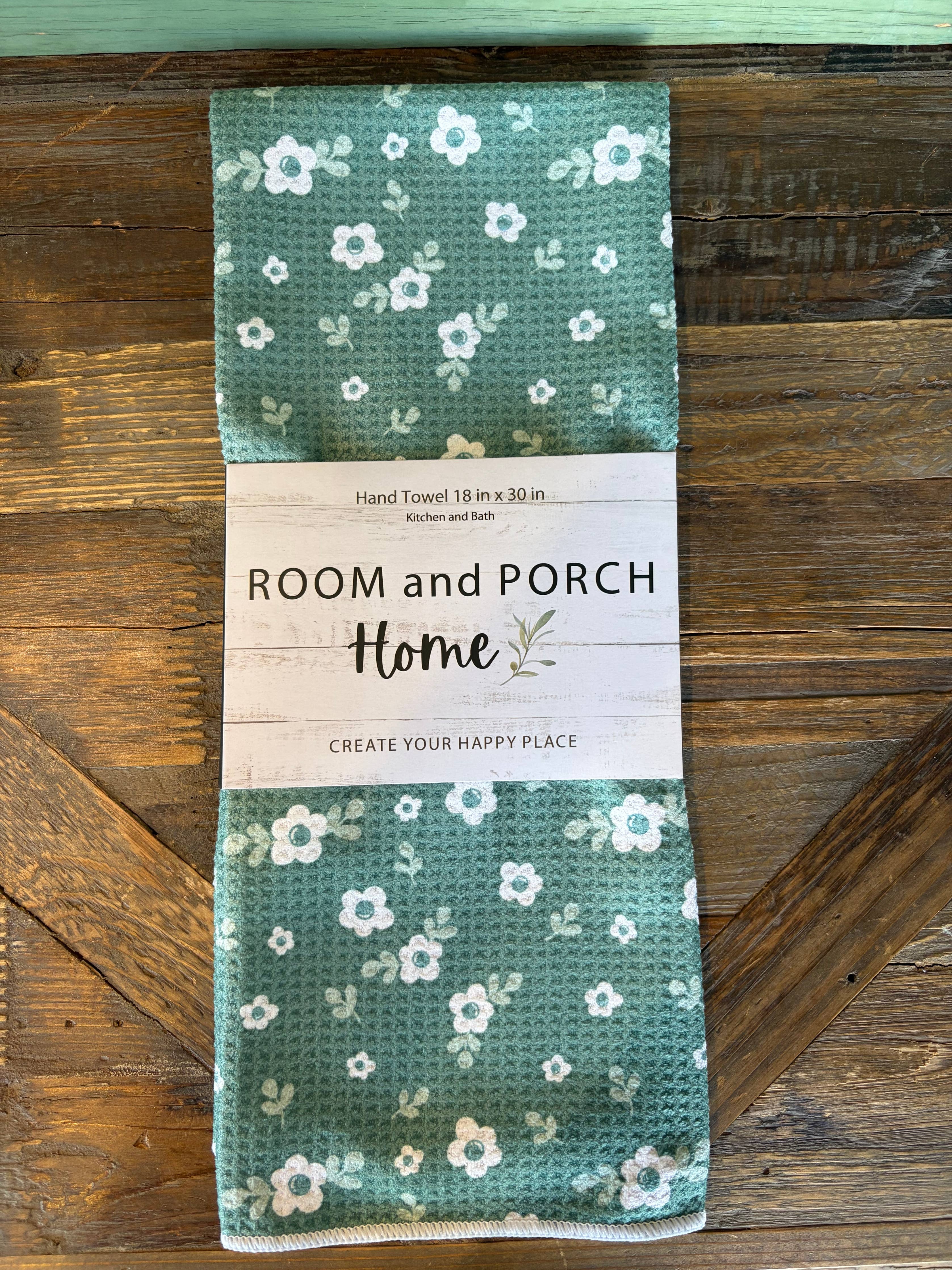 Secret Garden Double-Sided Tea Towel - Recycled Microfiber