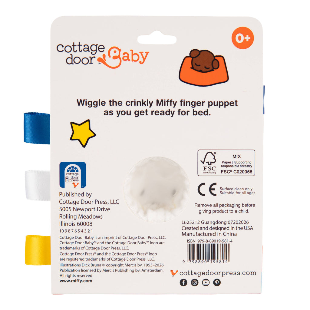 Bedtime with Miffy Crinkle Puppet Book