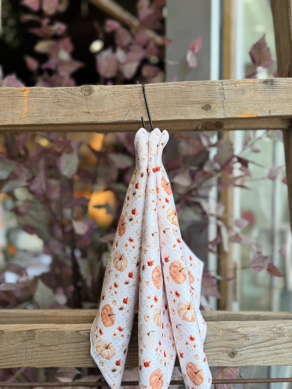 Pumpkin Patch Double-Sided Dishcloth Set