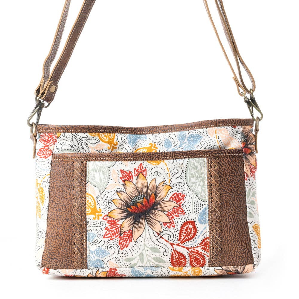 Mesa Trail Dahlia Crossbody Bag in Wild Floral Print