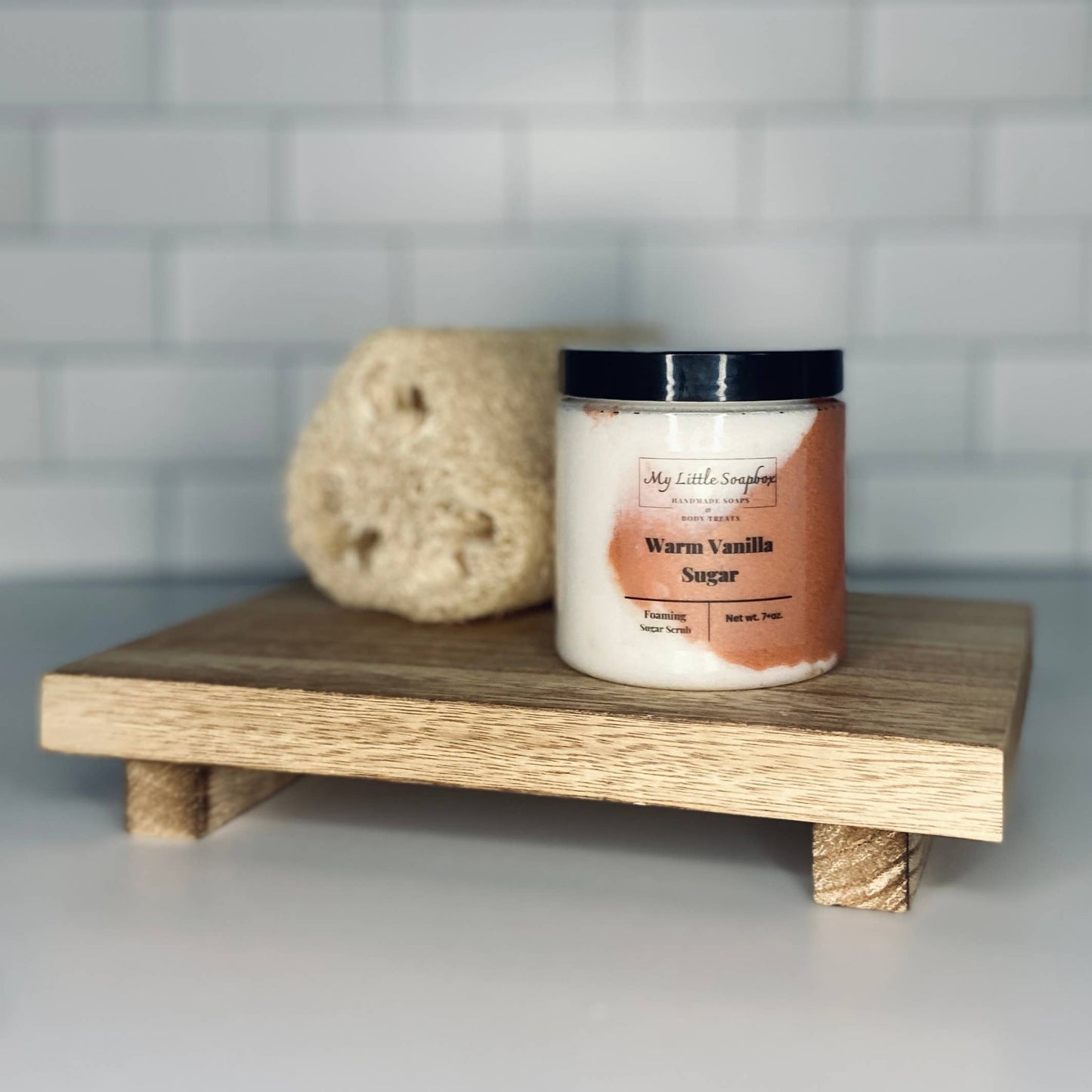 Warm Vanilla Sugar Foaming Sugar Scrub: 8 oz