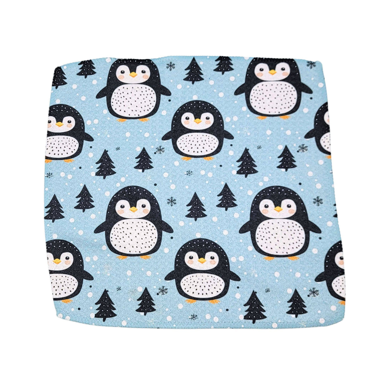 Penguin Party Dishcloth