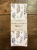 Calm Floral Double-Sided Tea Towel - Recycled Microfiber