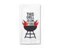 This Grill Is On Fire Kitchen Towel