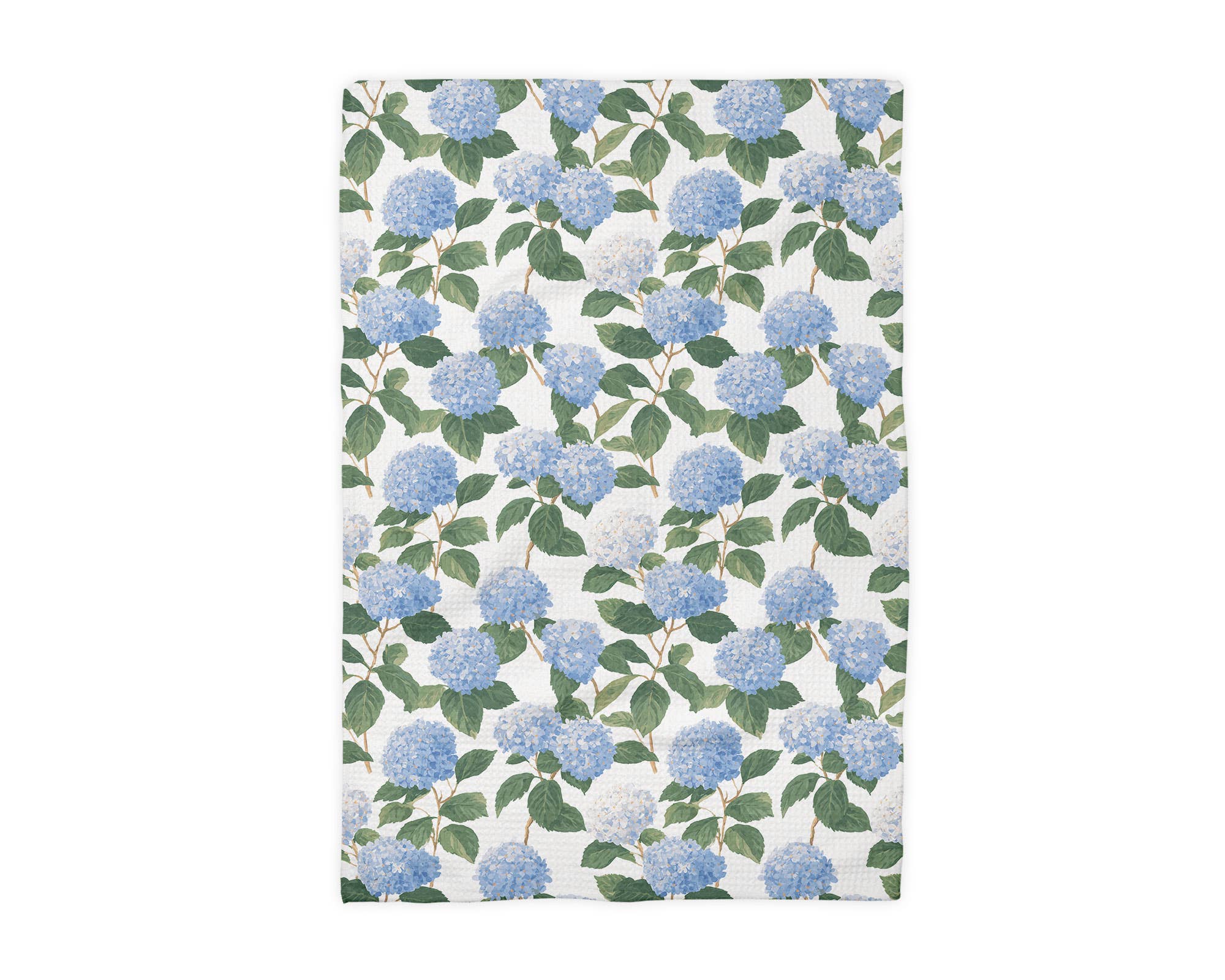 Floral Kitchen Towel - Hydrangea Chinoiserie