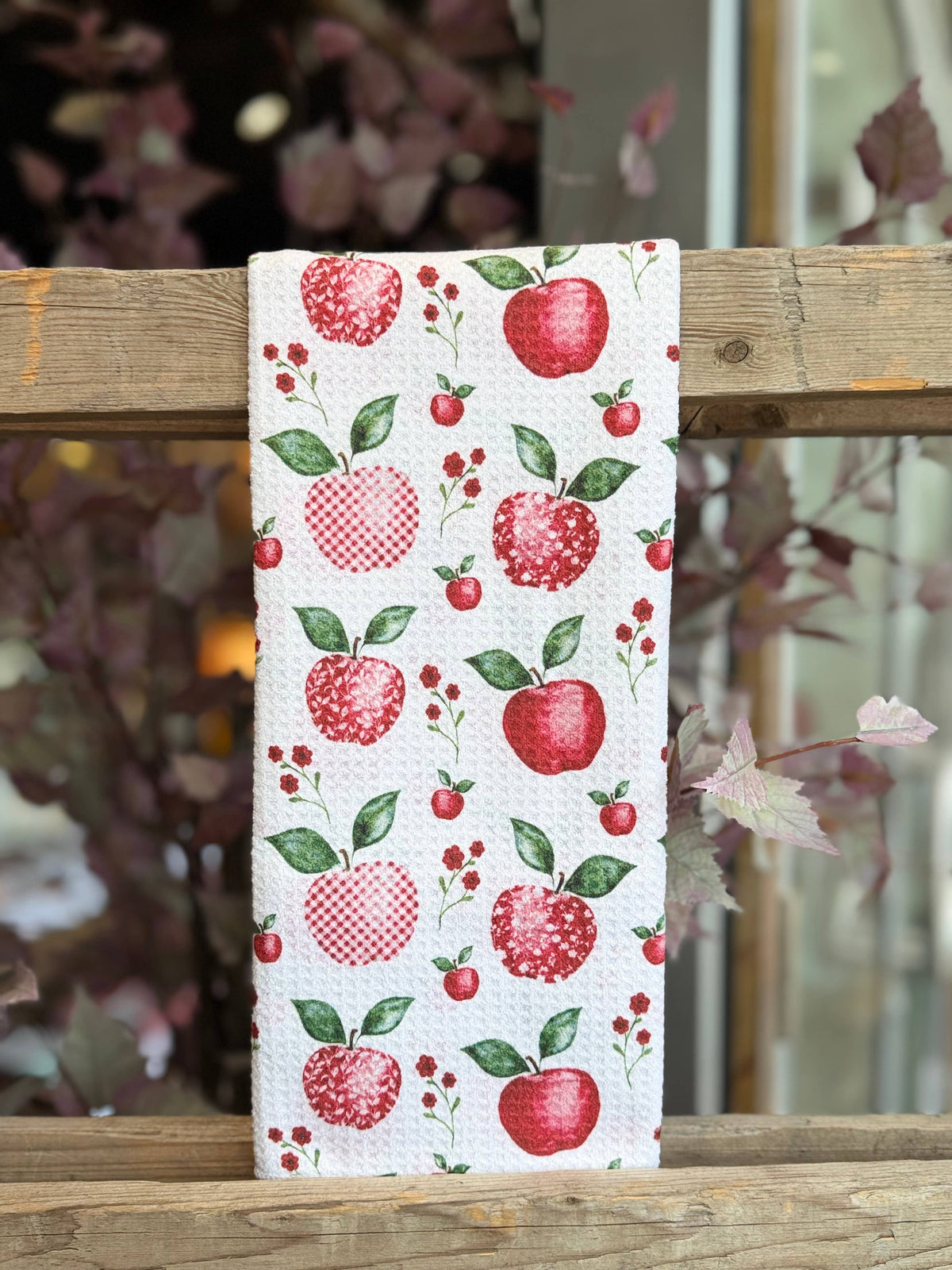 Apple Orchard Double-Sided Tea Towel