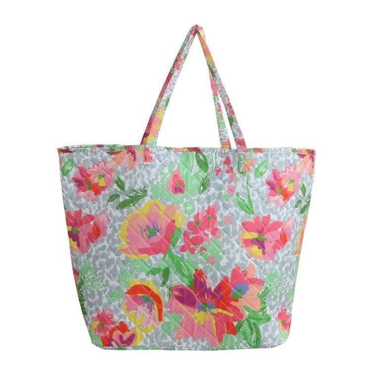 Angelina Designer Quilted Tote Bag