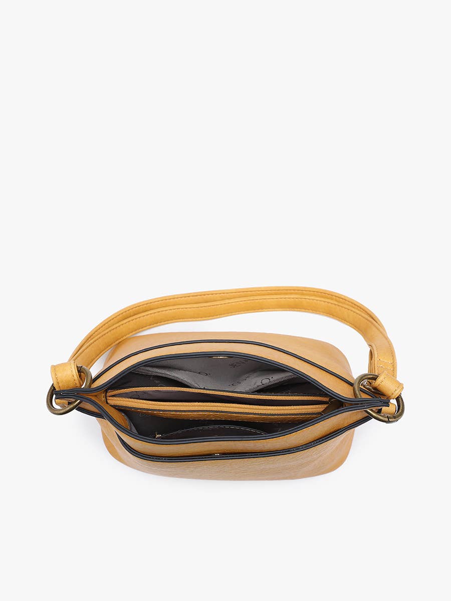 Sutton Distressed 3 Compartment Crossbody