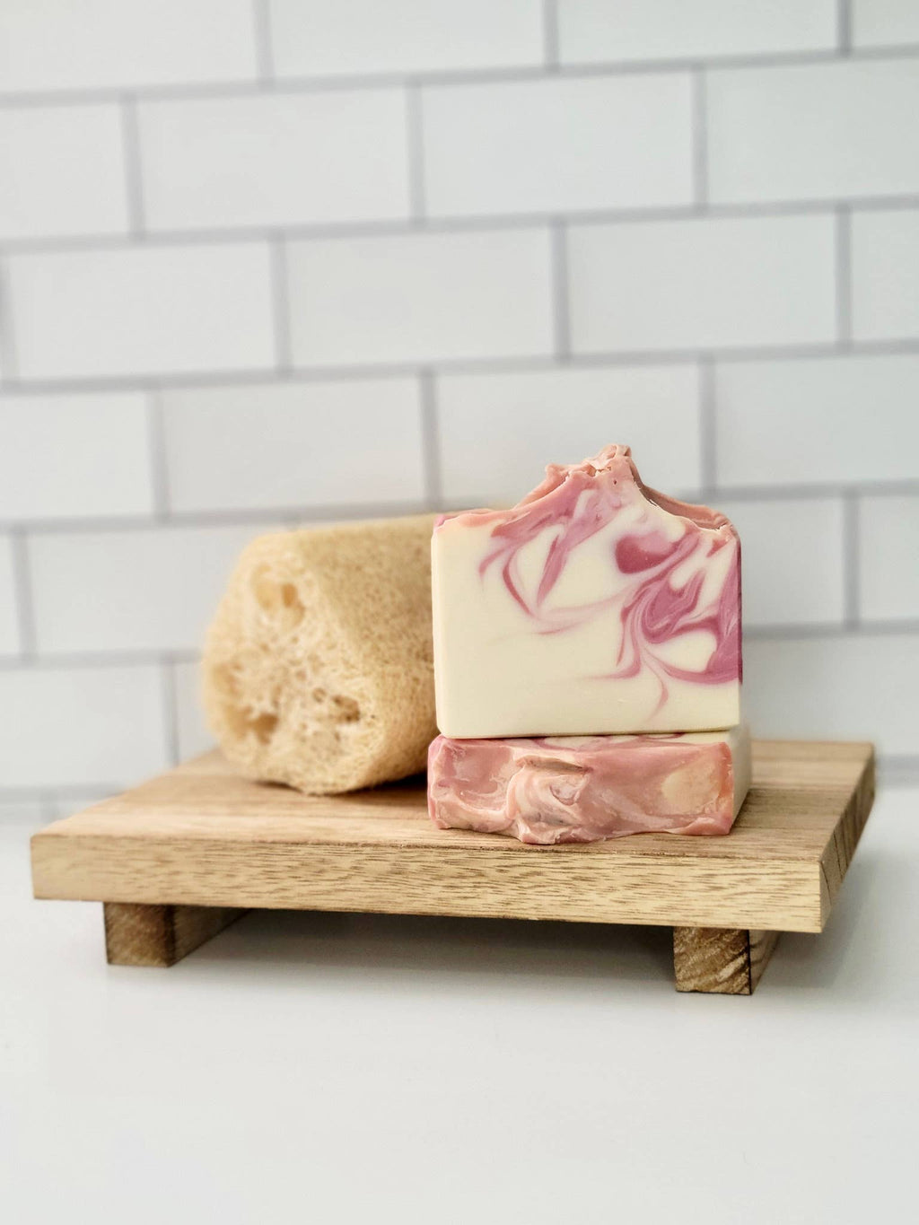 Candy Cane Marshmallow Vegan Handmade Soap