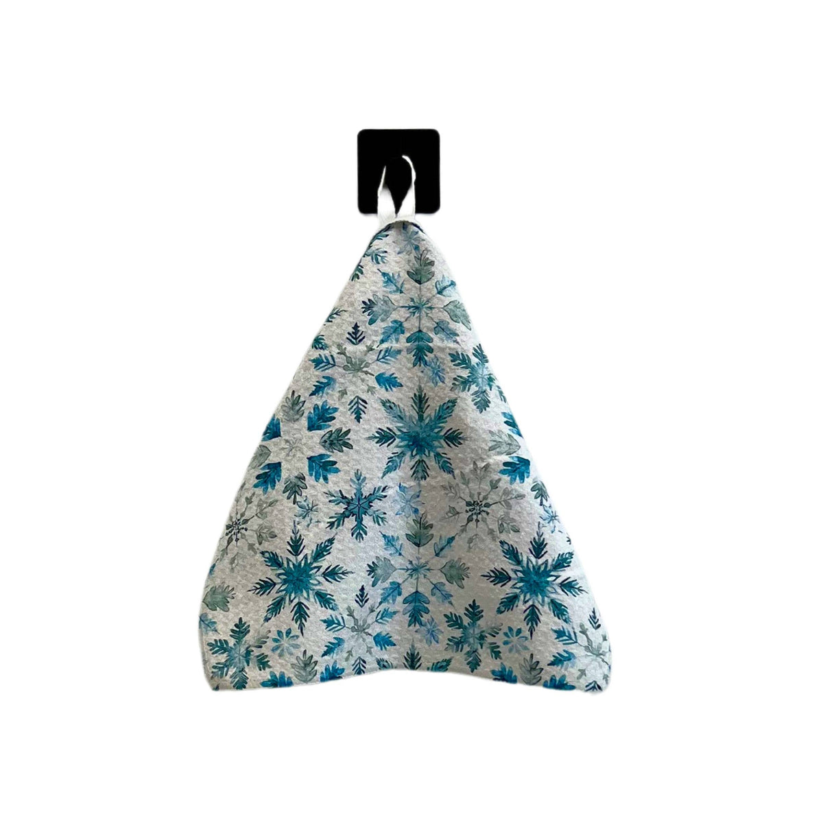 Faded Blue Snowflake Dishcloth