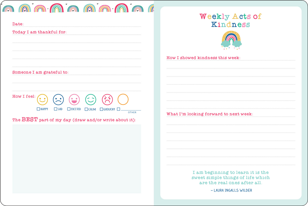 Kids' Daily Gratitude Journal