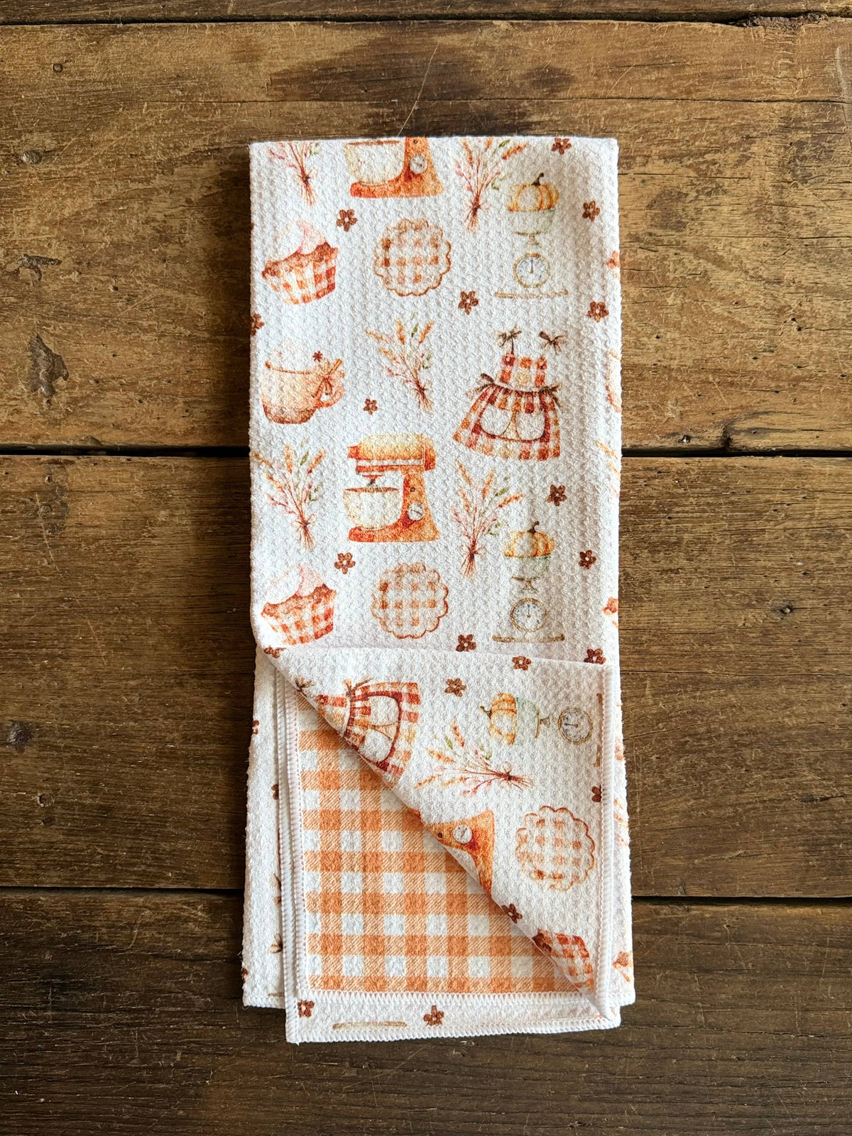 Harvest Kitchen Double-Sided Tea Towel