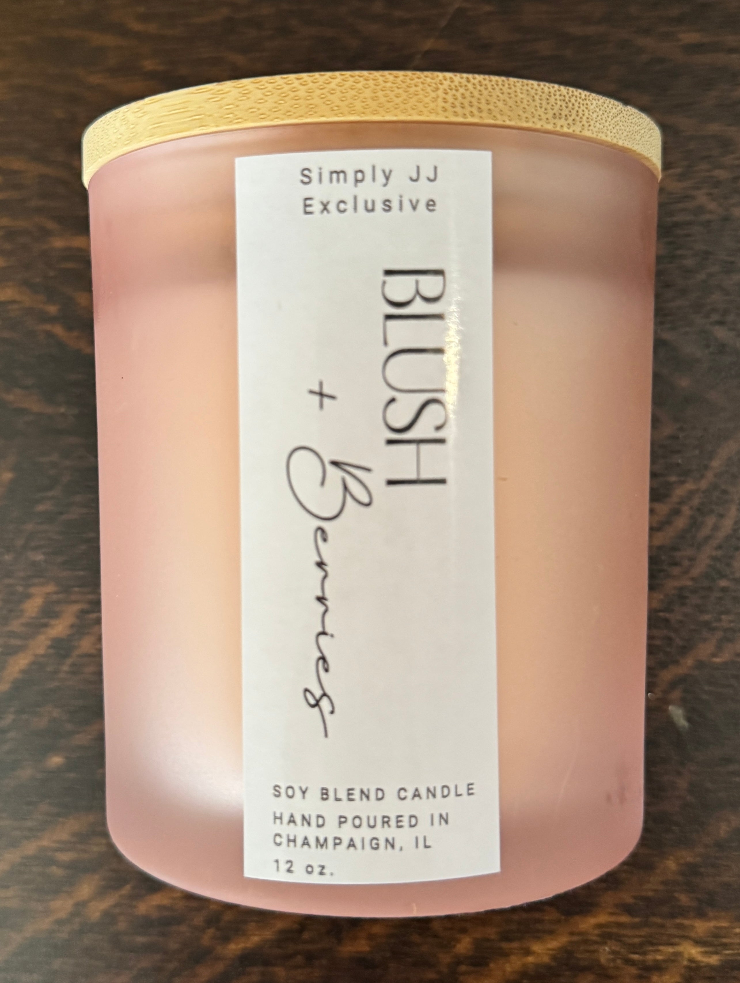 Blush & Berries Candle: Simply JJ Signature Scent
