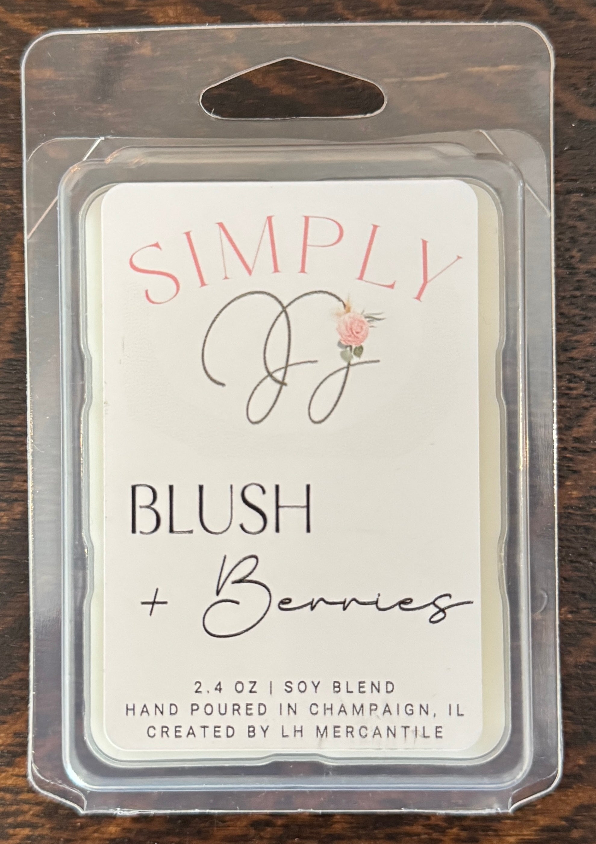 Blush & Berries Wax Melt: Simply JJ Signature Scent