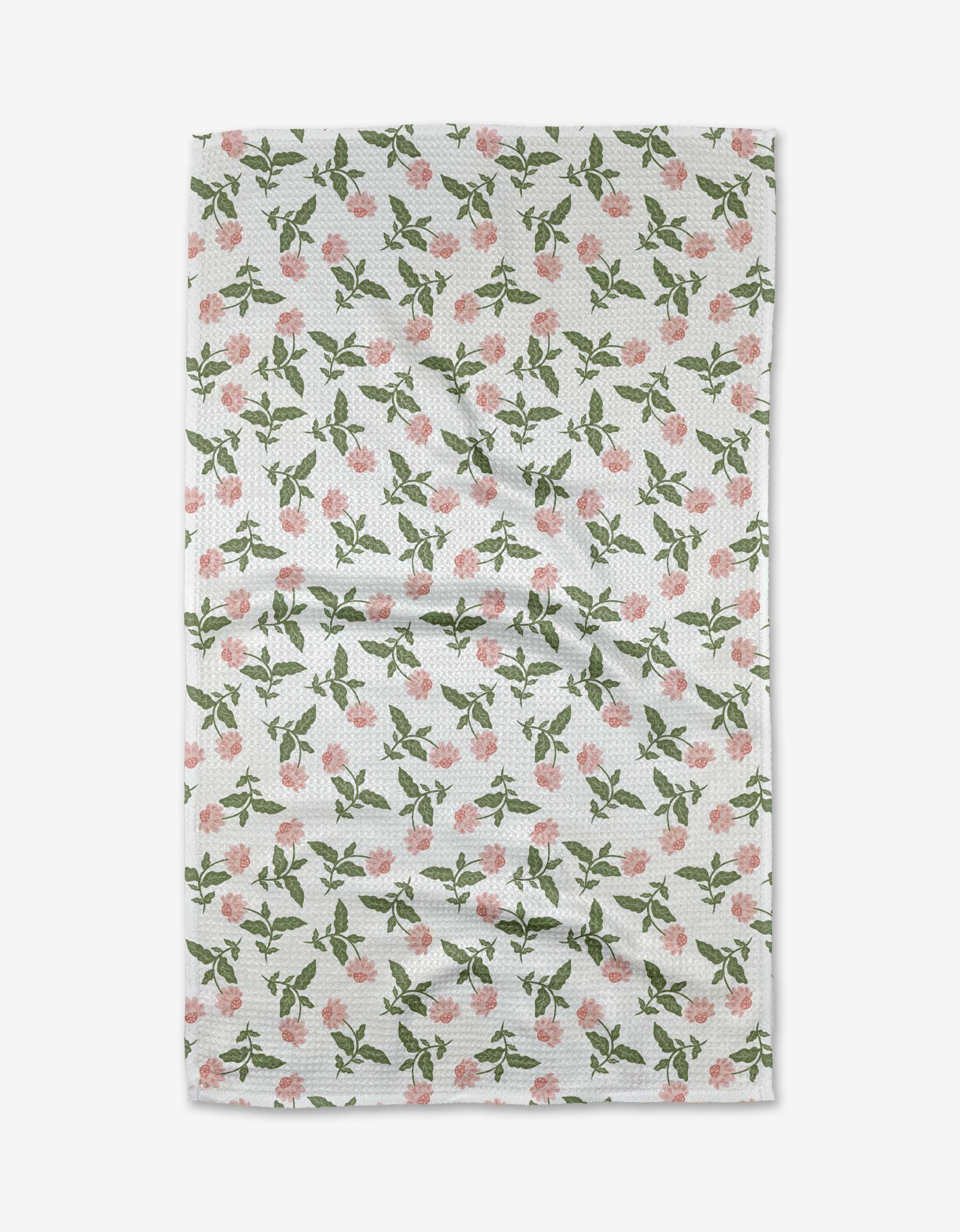 Wildflower Vine Blush Tea Towel