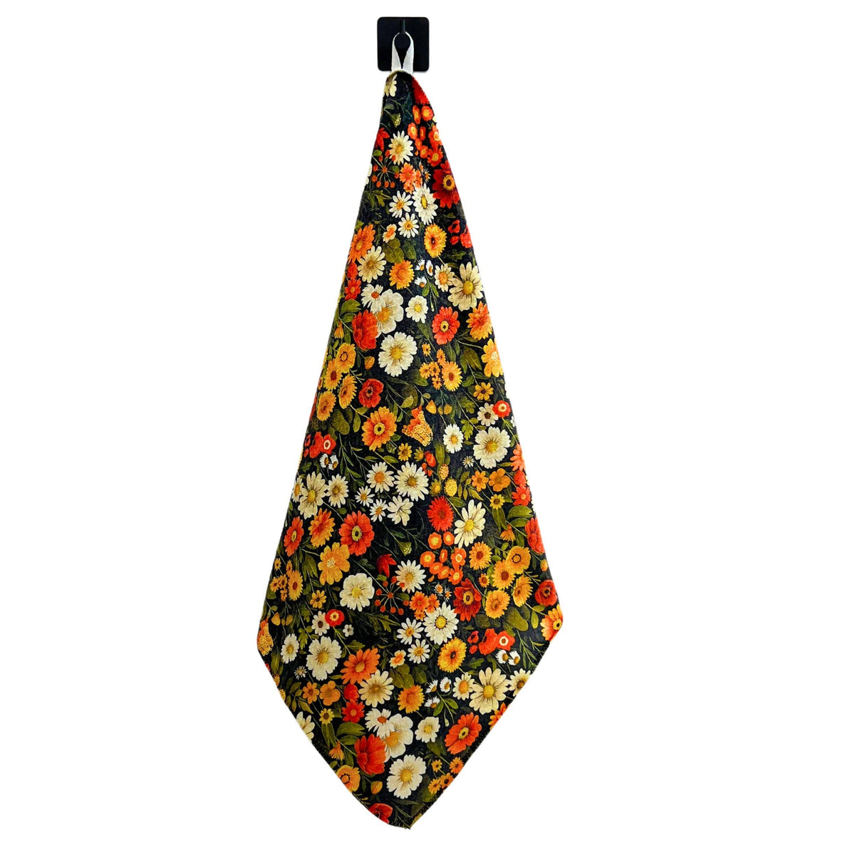 Scattered Flowers Waffle Kitchen Tea Towel