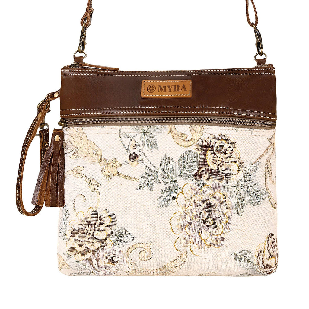 Contentment Small Crossbody Bag in Cream