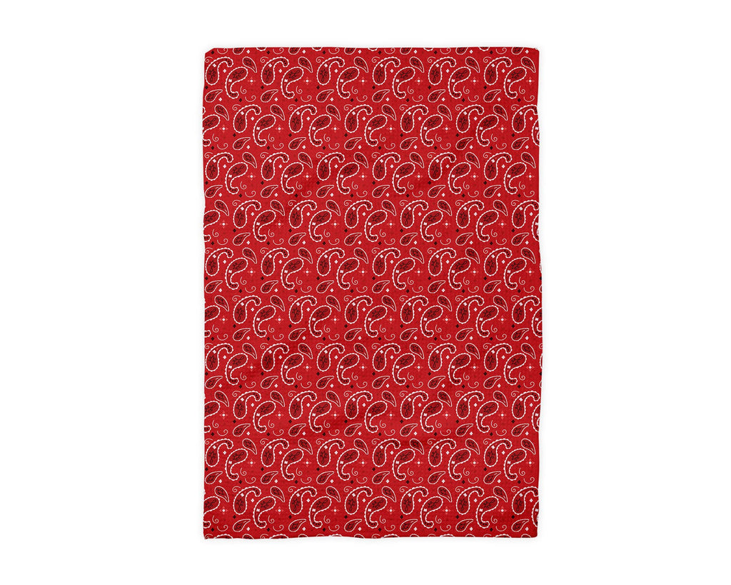 Paisley Red Kitchen Towel