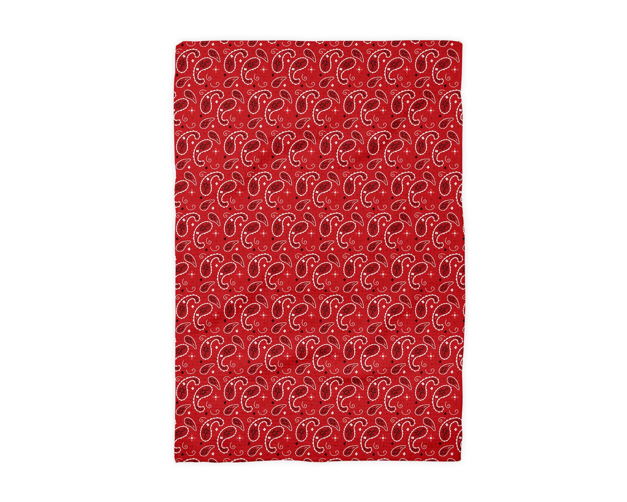 Paisley Red Kitchen Towel