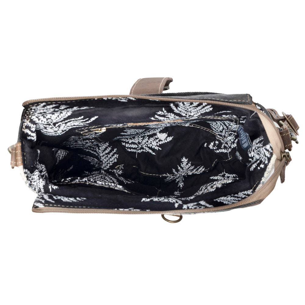 Frostbloom Vintage Shoulder Bag - Teal