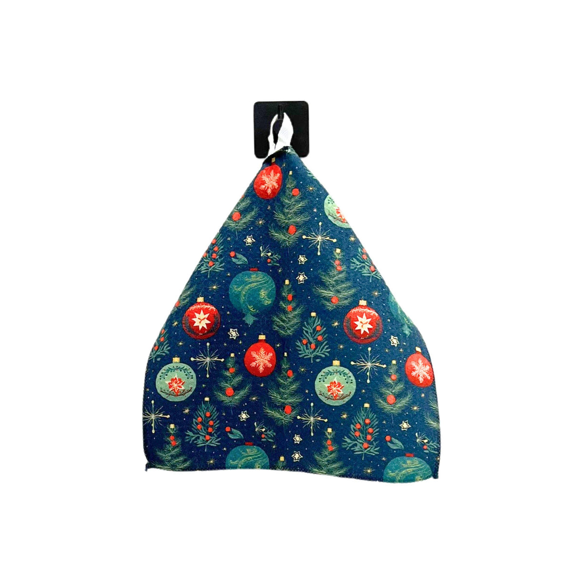 Holiday Ornament Christmas Dishcloth