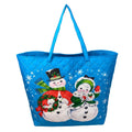 Frosty Friends Quilted Tote Bag