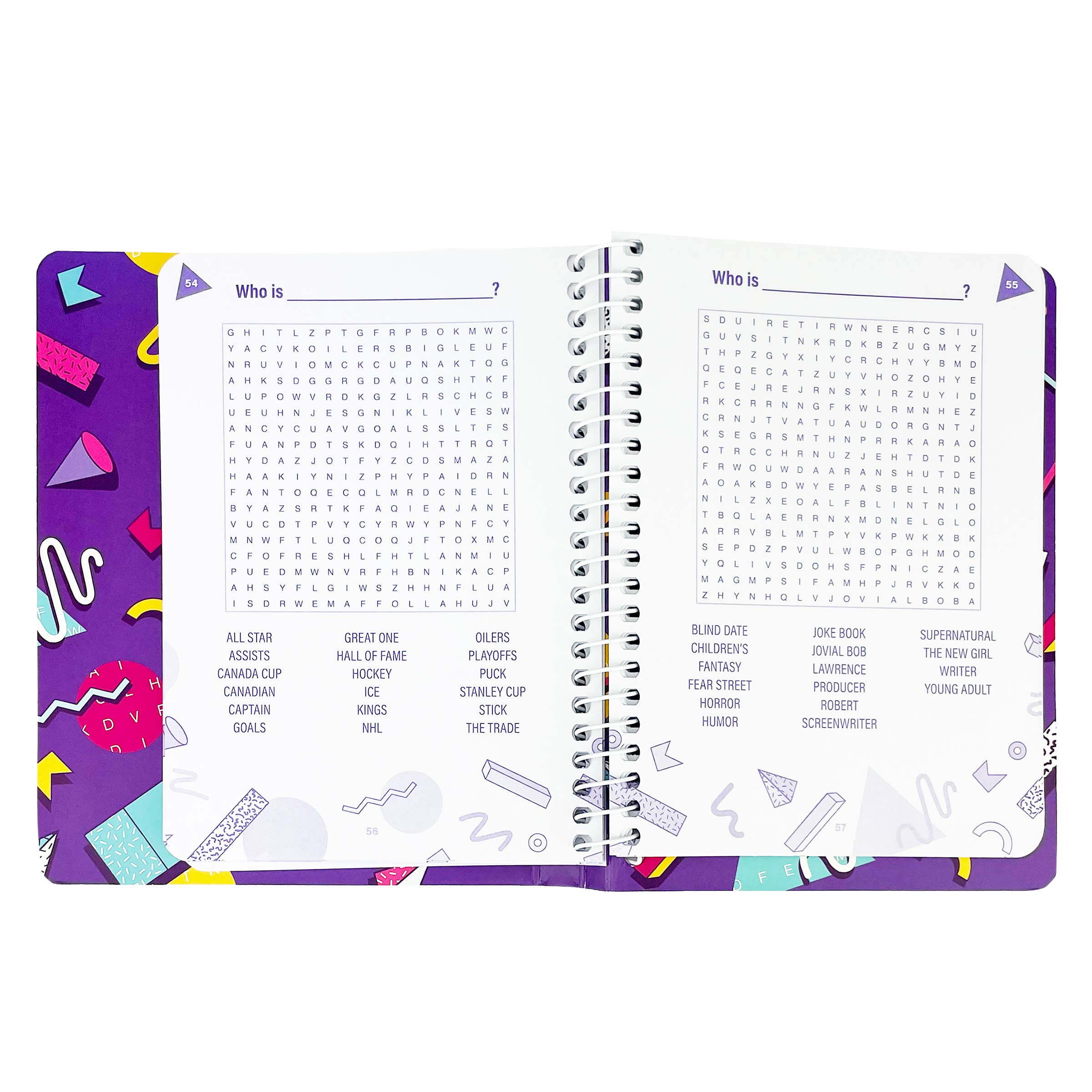 80s Word Search Adult Activity Book