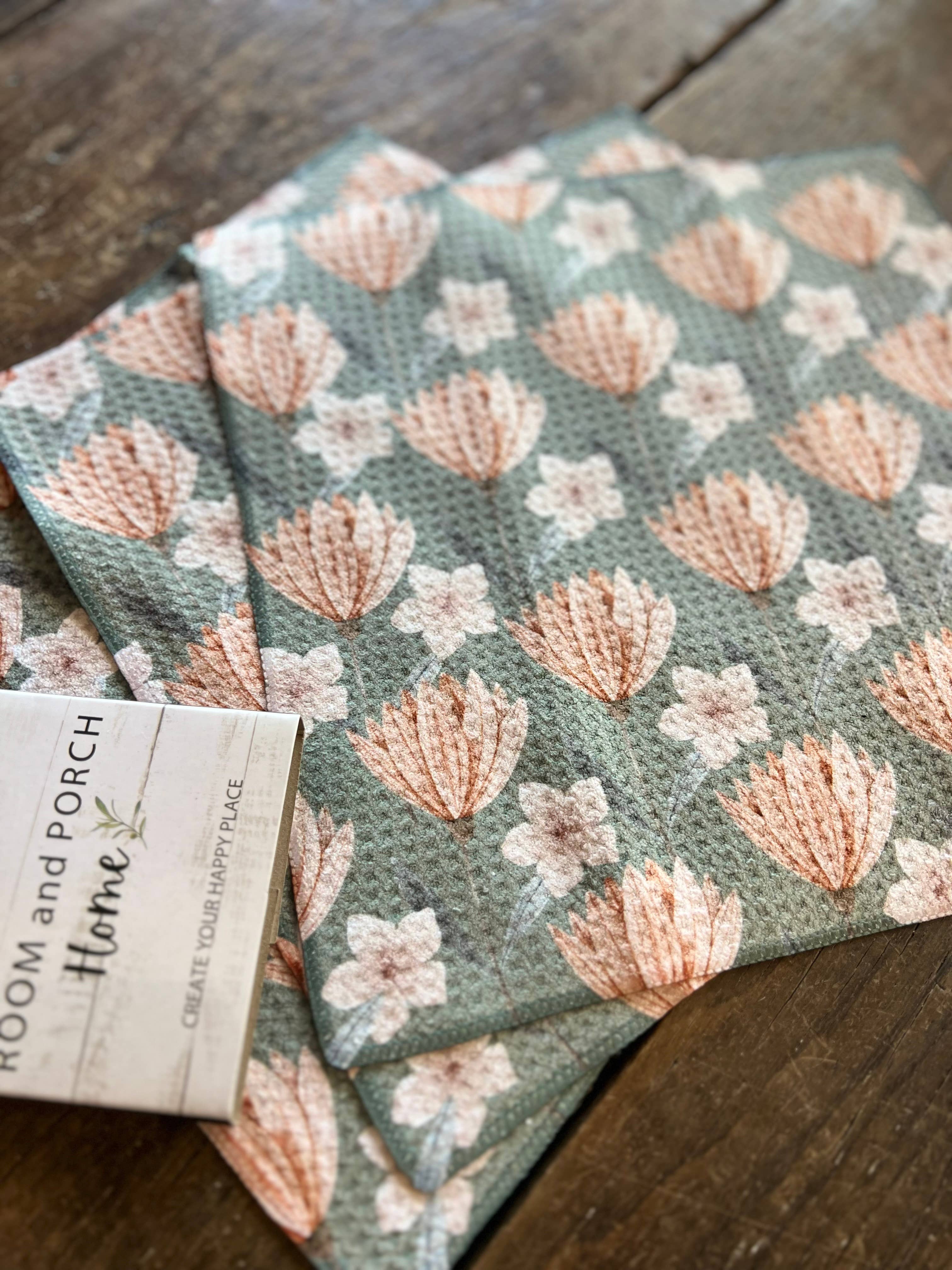 Serenity Green Dishcloth Set