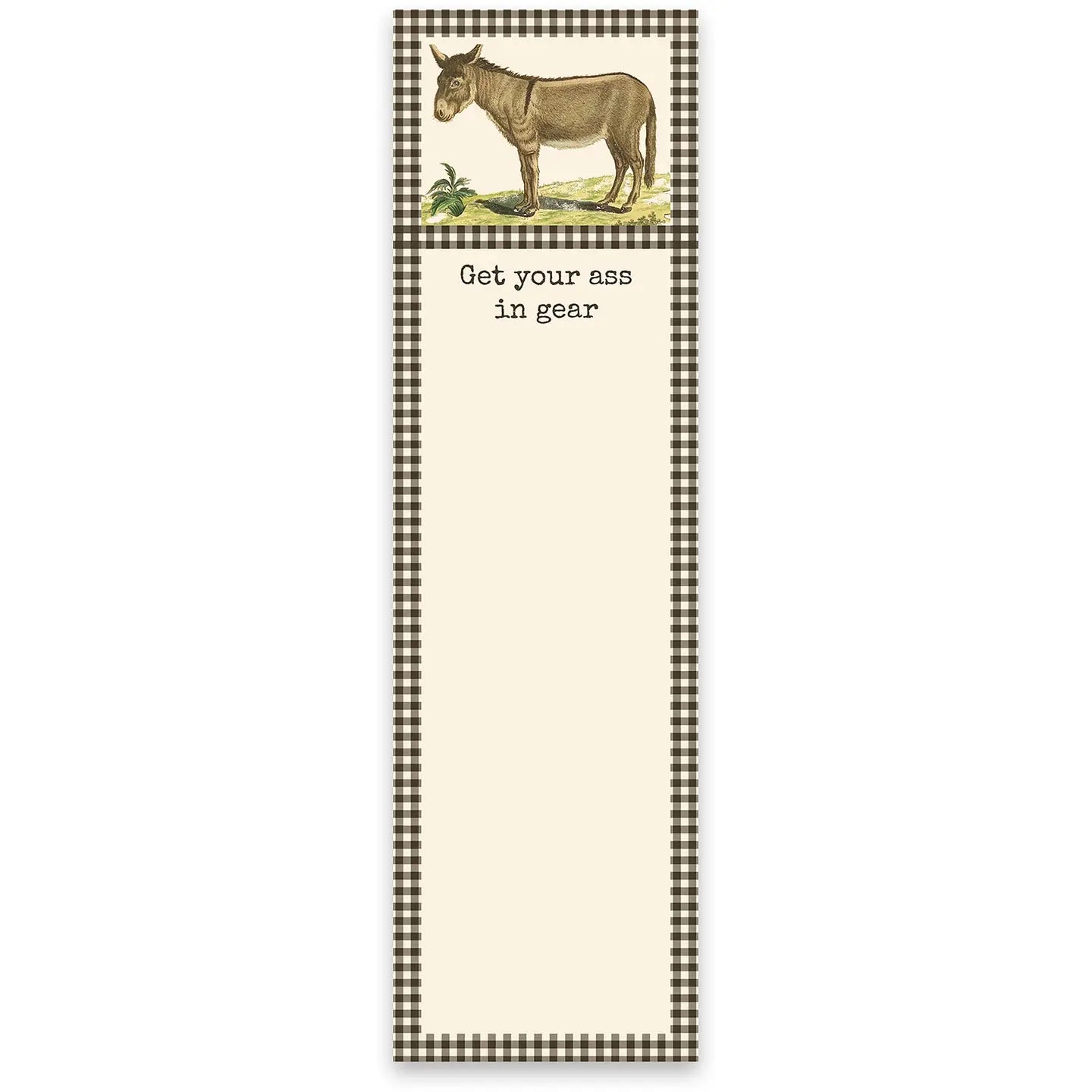 Get Your Ass In Gear List Pad