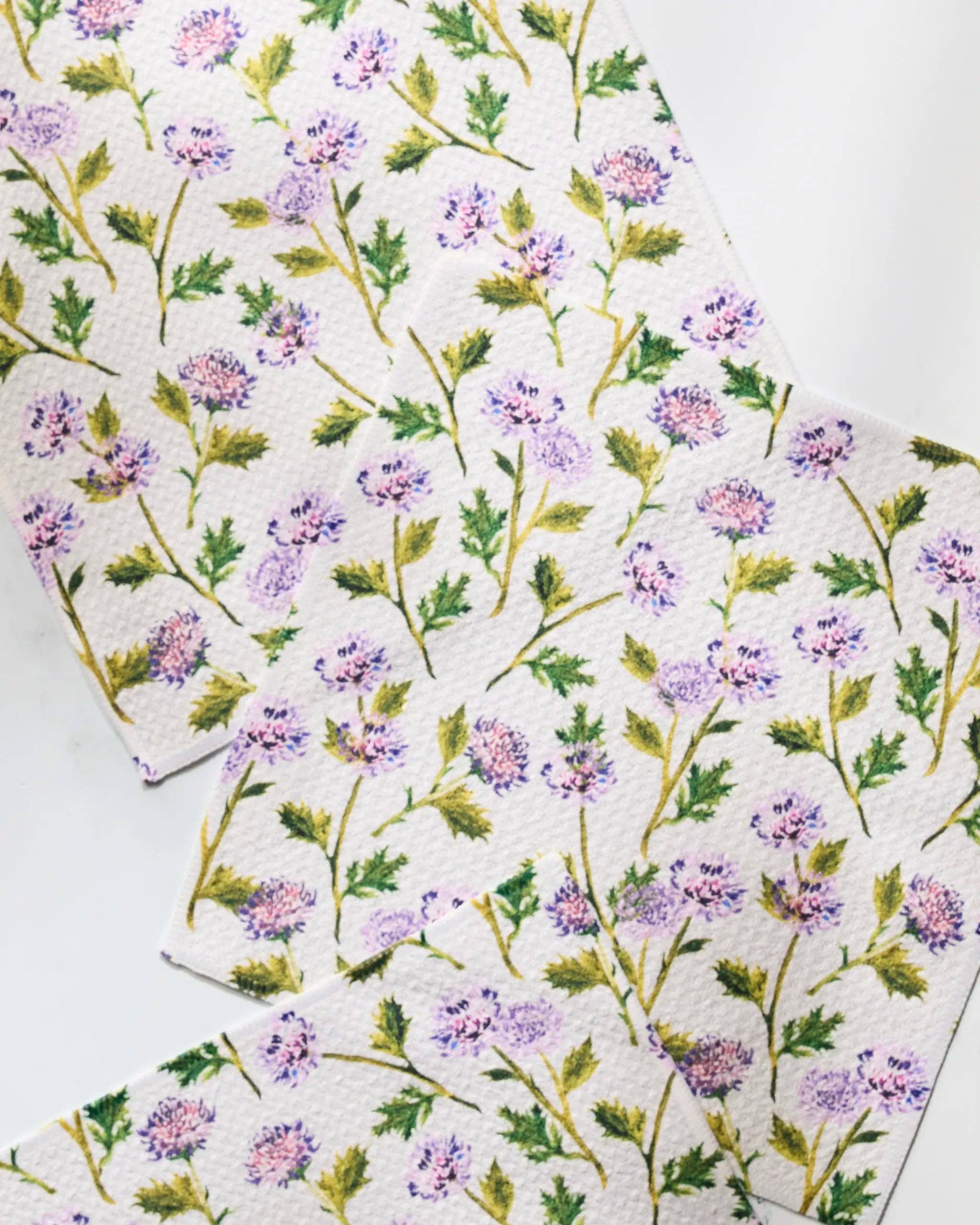 Blooming Thistle Dishcloth Set