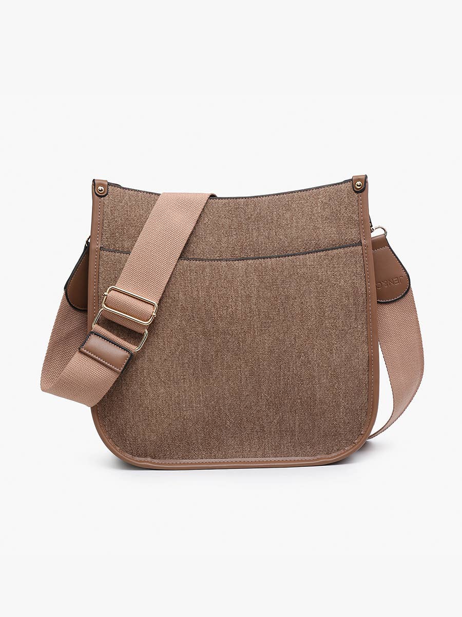 Chloe Denim Crossbody with Guitar Strap