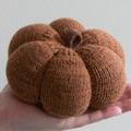 Artisan Handcrafted Cozy Pumpkins—Variegated Knit Yarn Colors