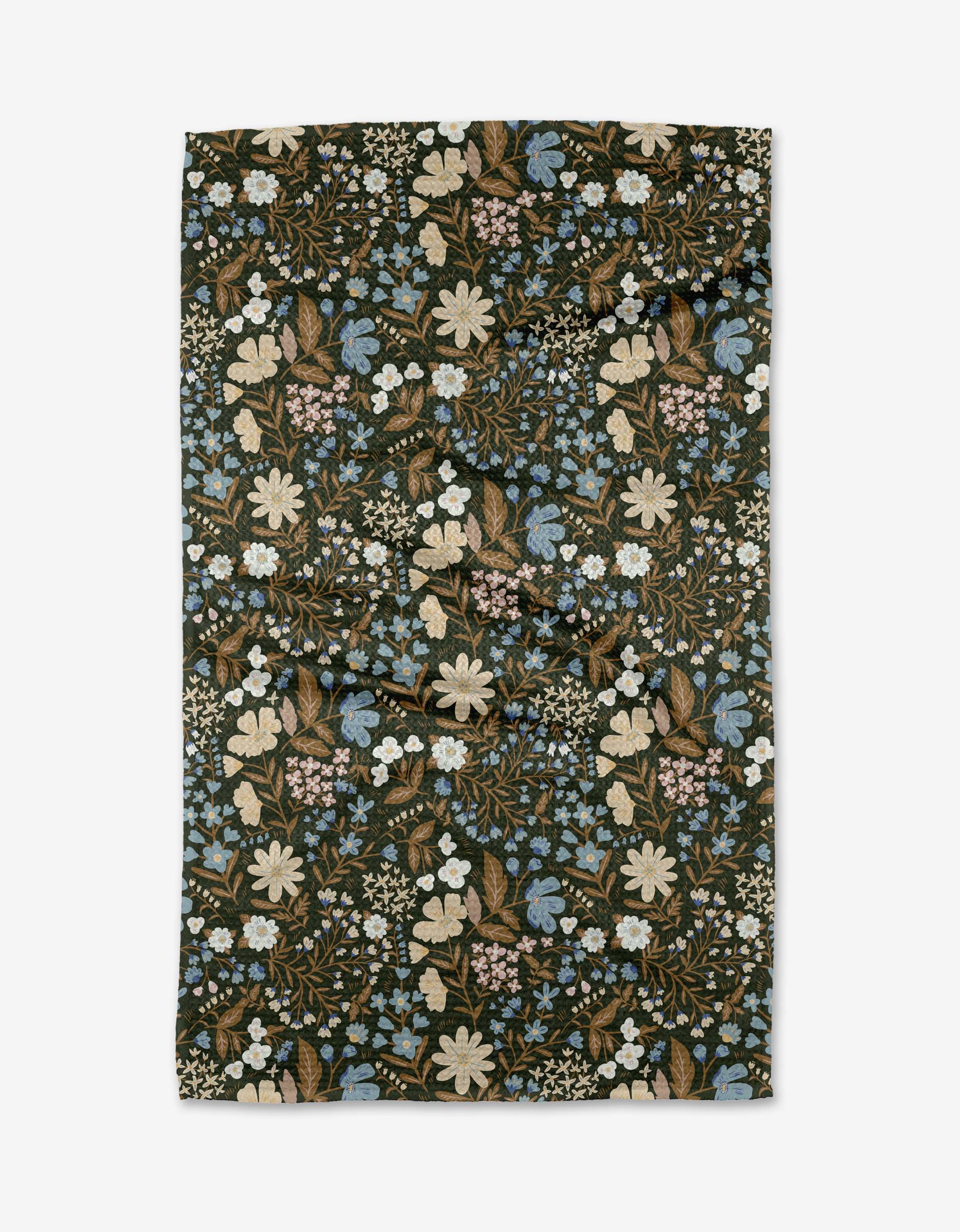 Cottage Meadow Sepia Tea Towel