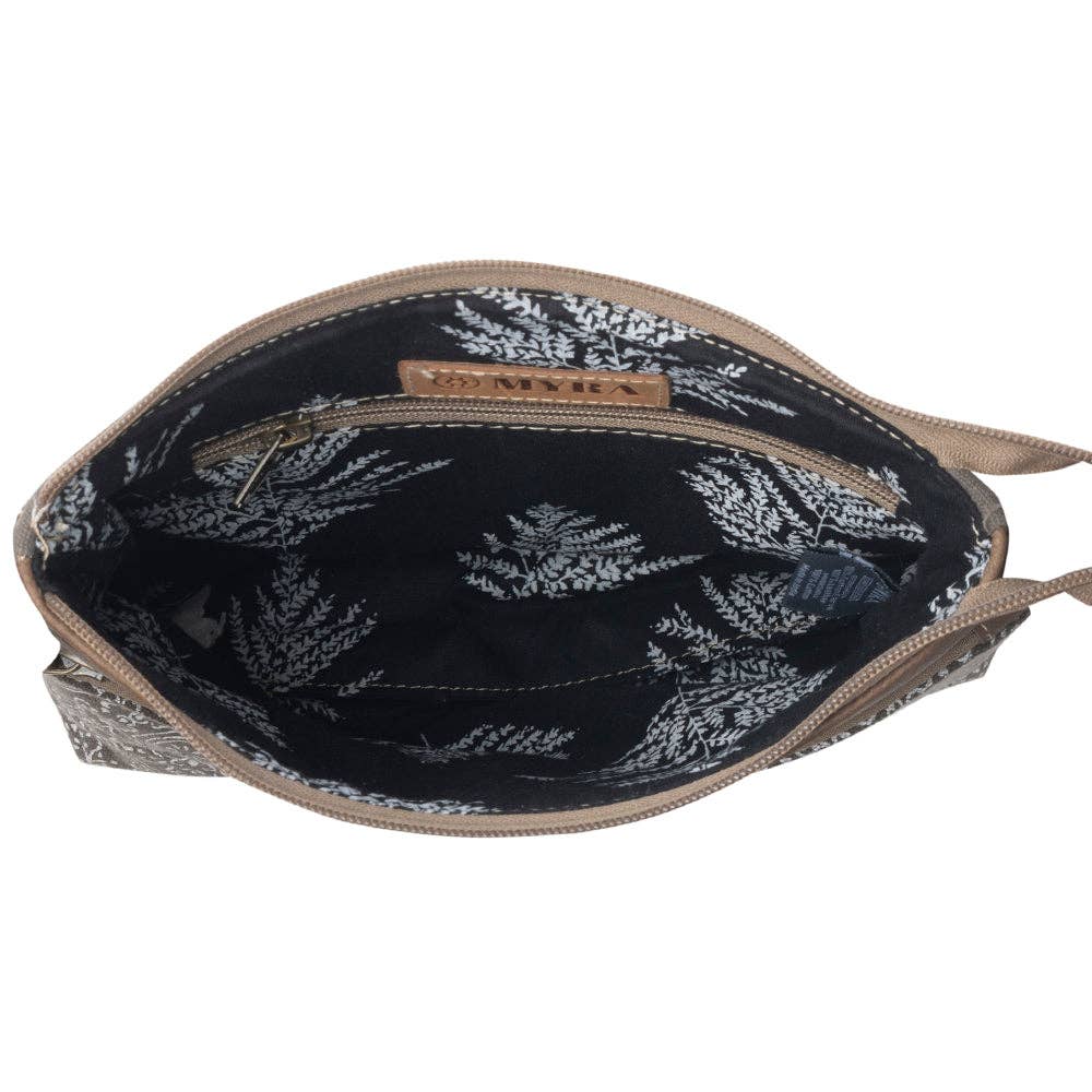Wildprint Trail Vintage Crossbody Bag - Olive