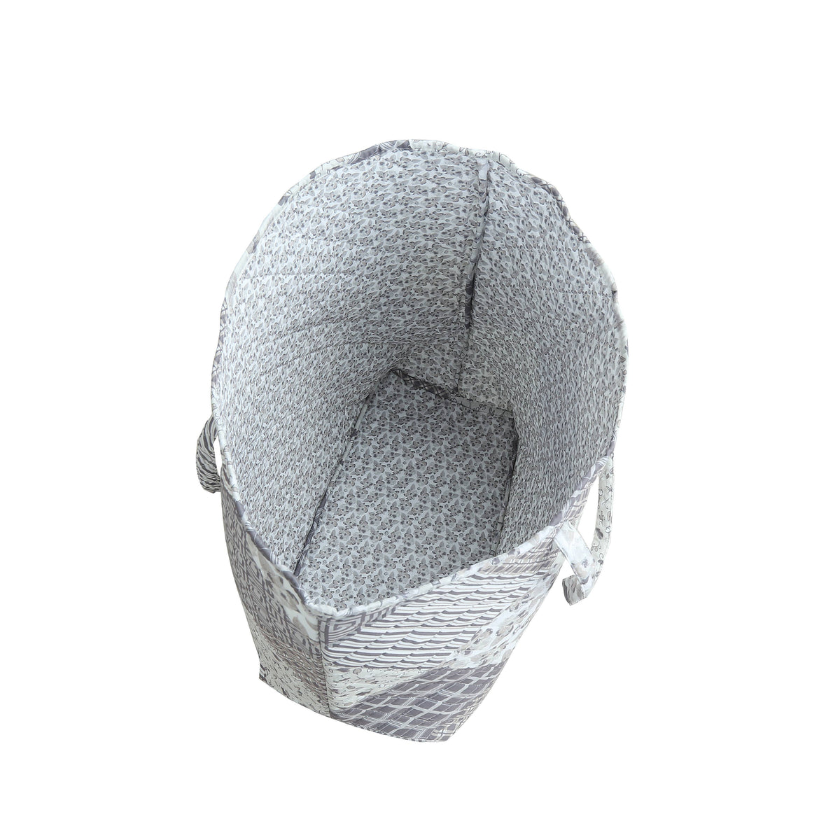 Grey Patchwork Designer Quilted Tote Bag