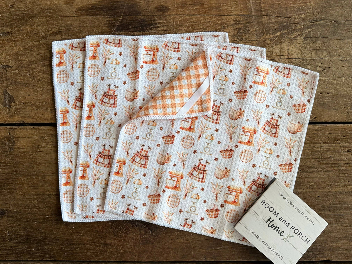 Harvest Kitchen Double-Sided Dishcloth